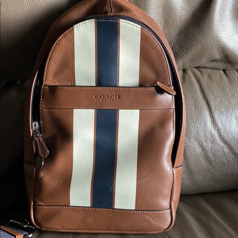 Coach men’s strap bag